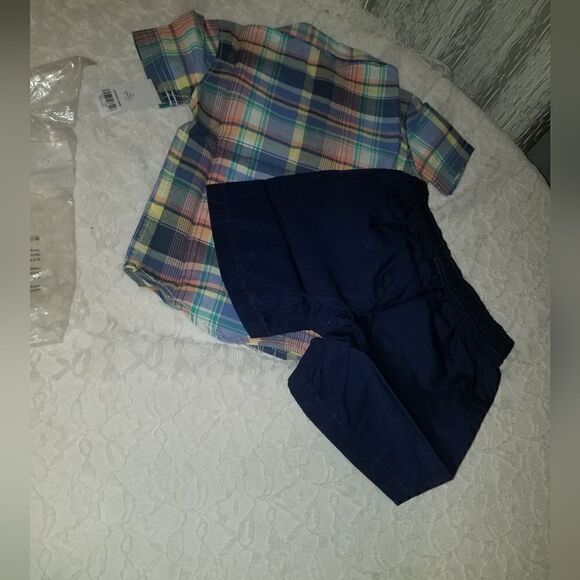 Carter’s Baby Boys  Shirt &  Shorts Outfit Set 2T/2A new with tags - Picture 5 of 7